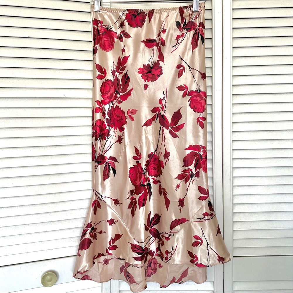 Romantic champagne rose mermaid skirt